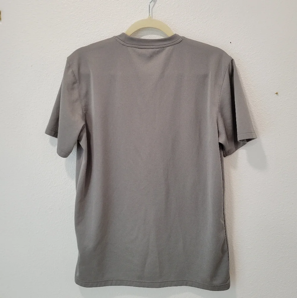 Adidas Mens‎ Athletic T Shirt Small Gray Performance Tee
